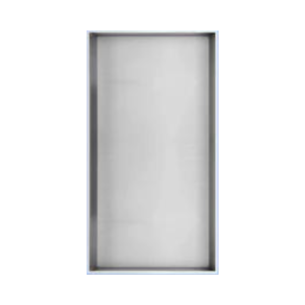 Z - Stainless Steel Metal Niche Silver - 12"x 24" - N600-MS - Single